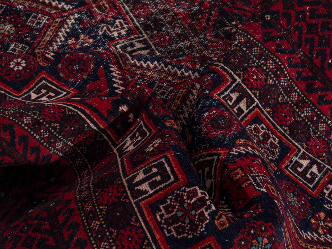Rusk Color Rug Runners 3x7 Vintage Runner Rug, Red Turkish Runner Rug, 3x7 Oushak Runner Rug ...