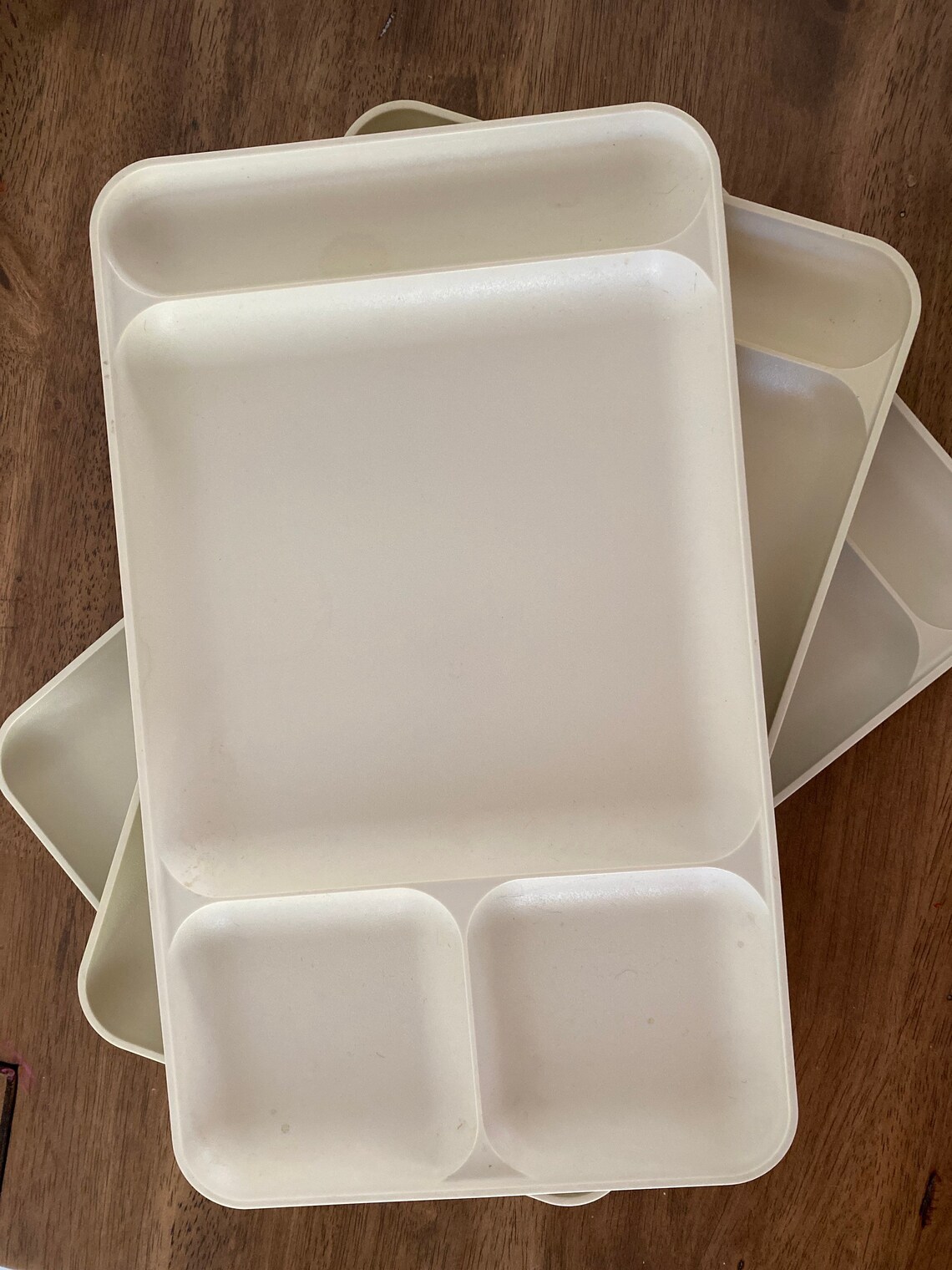 Vintage Tupperware Dinner Trays Etsy