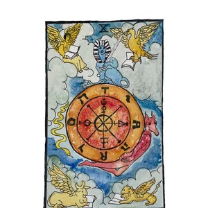 Wheel of Fortune 8.5&quot;x11&quot; Watercolor Print