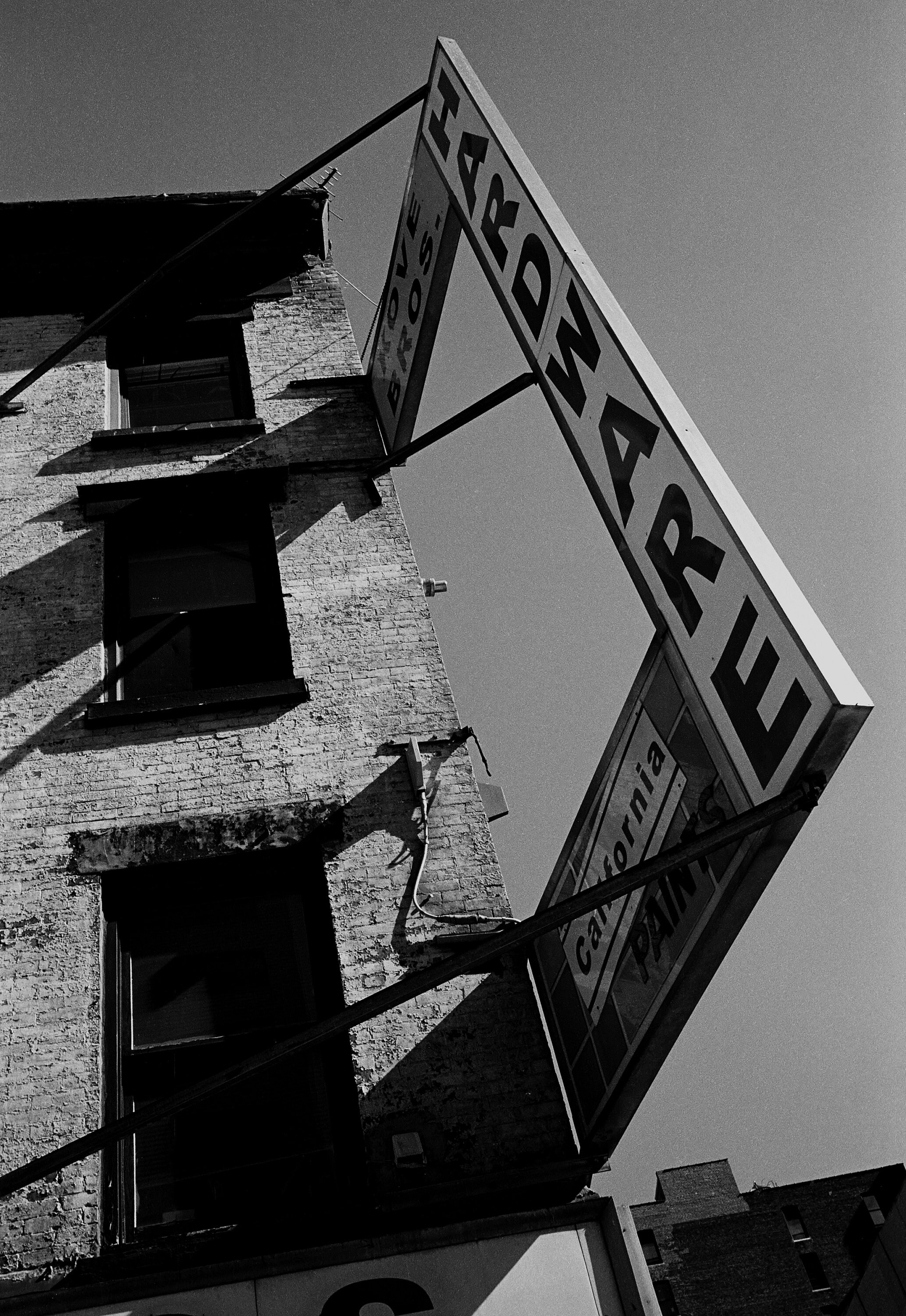 Hardware Store Sign in New York City Street and Architecture Etsy