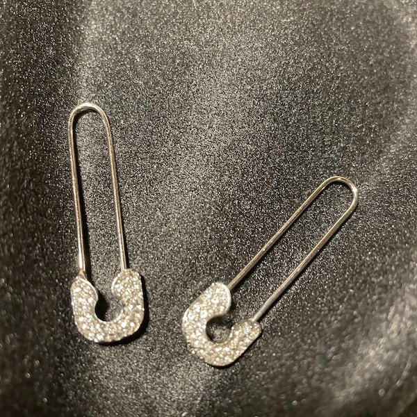 Johnny and Depp Safety Pin Earrings Etsy