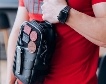 Tactische gereedschapstas met magnetische bevestigingen – EDC-transformatortas voor werkplaats, garage of op reis, multifunctioneel schoudertasje cadeau voor hem
