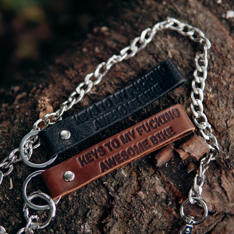 Motorcycle Keychain - Etsy