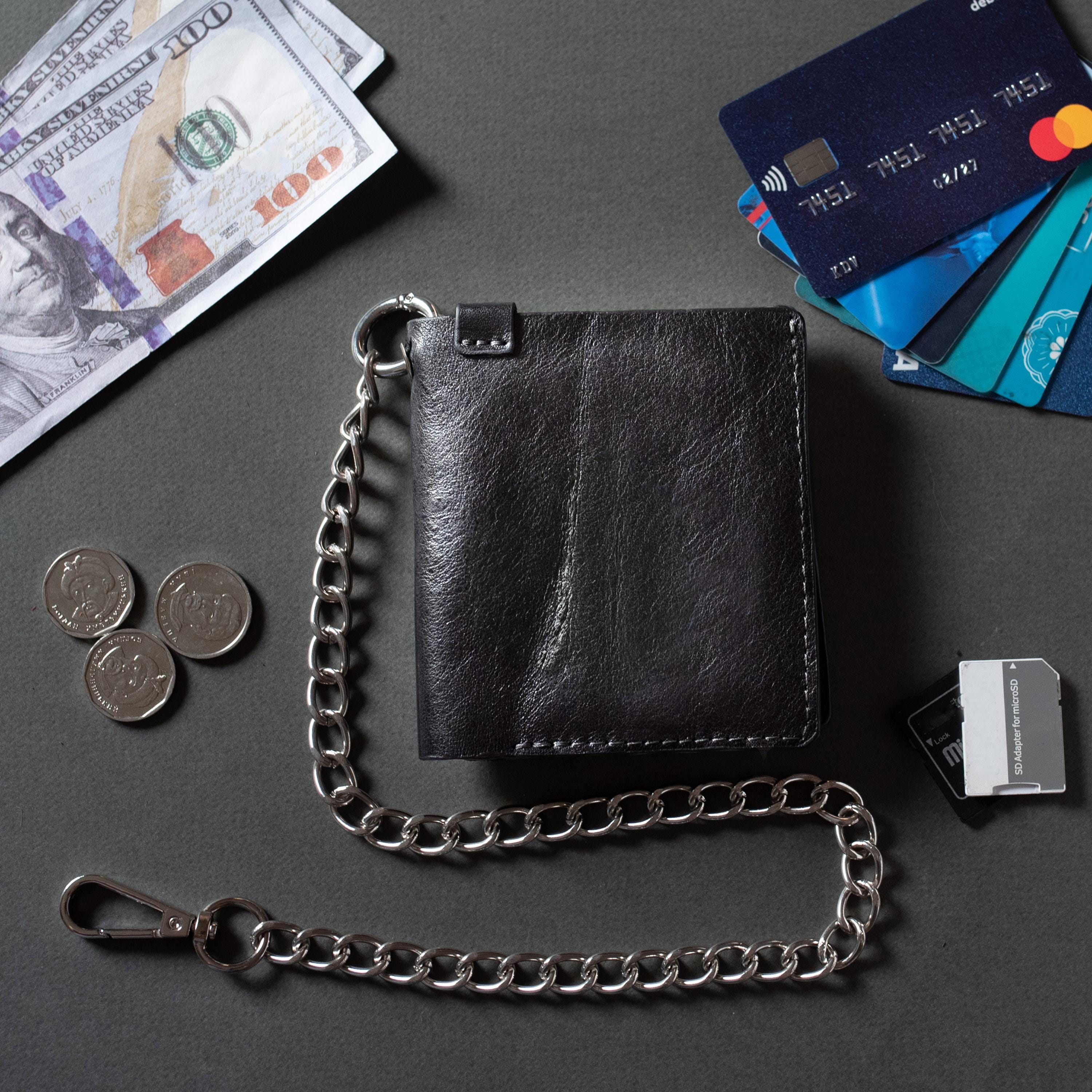 【VINTAGE】leather rope wallet chain 90s VINTAGE】leather rope wallet chain 90s
