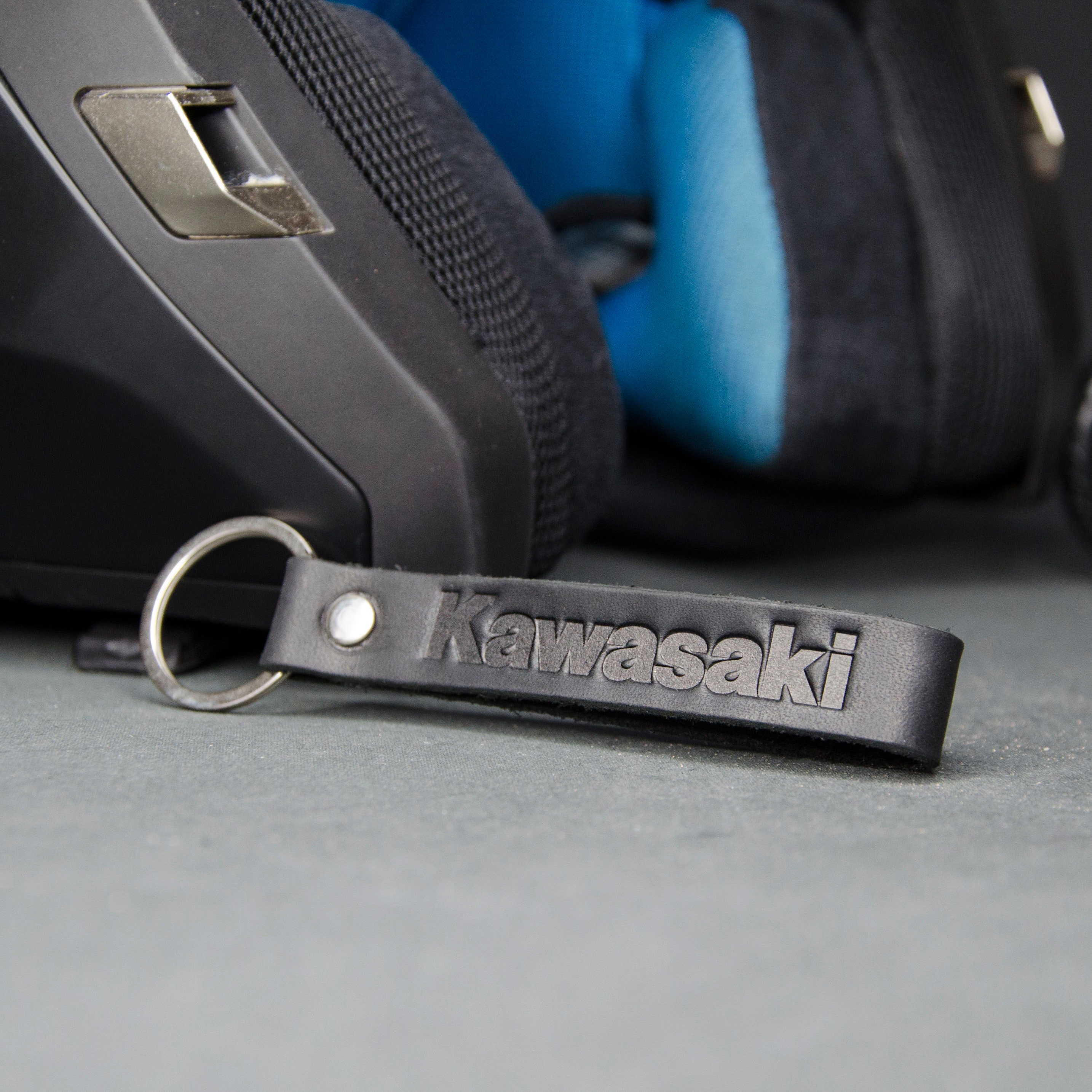 Leather motorcycle keychain Keychain leather motorcycle Etsy