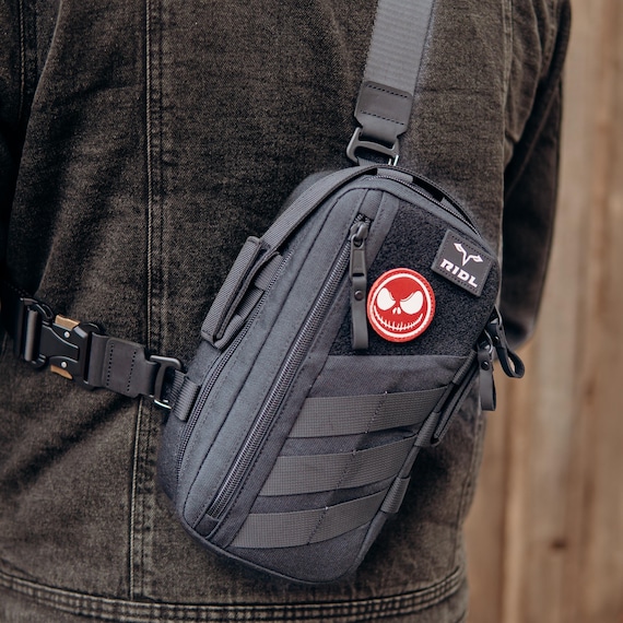 Tactical EDC Transformer Bag with Magnetic Mounts – Men’s Multifunctional Shoulder Bag, Crossbody Gym Bag, Everyday Carry, Gift for Him
