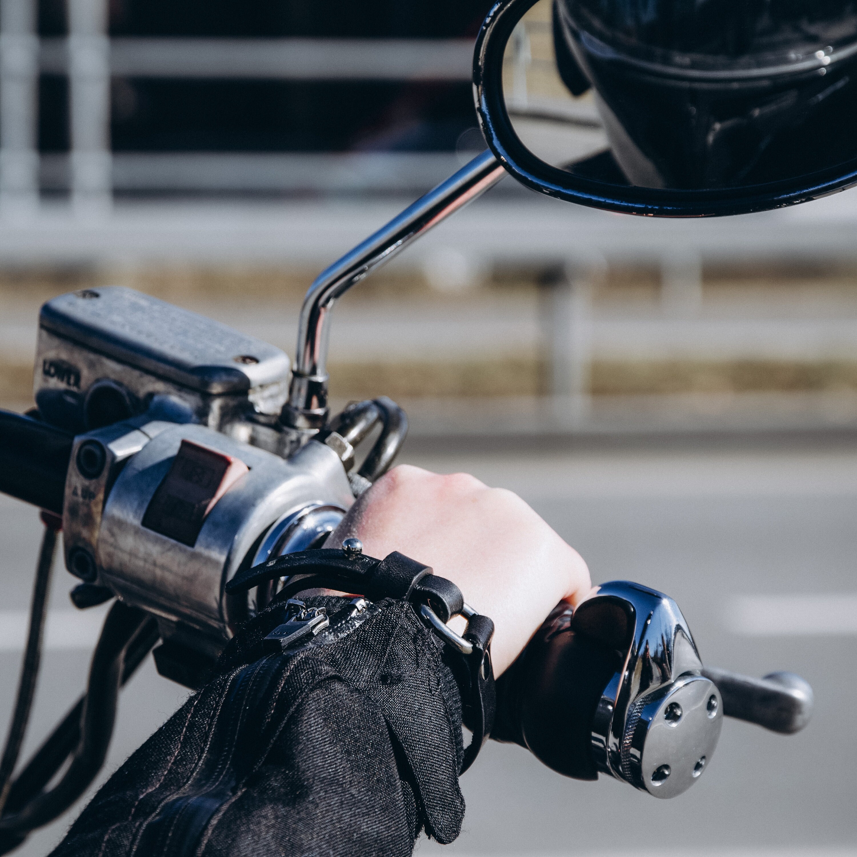 Personalized leather bracelet leather motorcycle bracelet Etsy