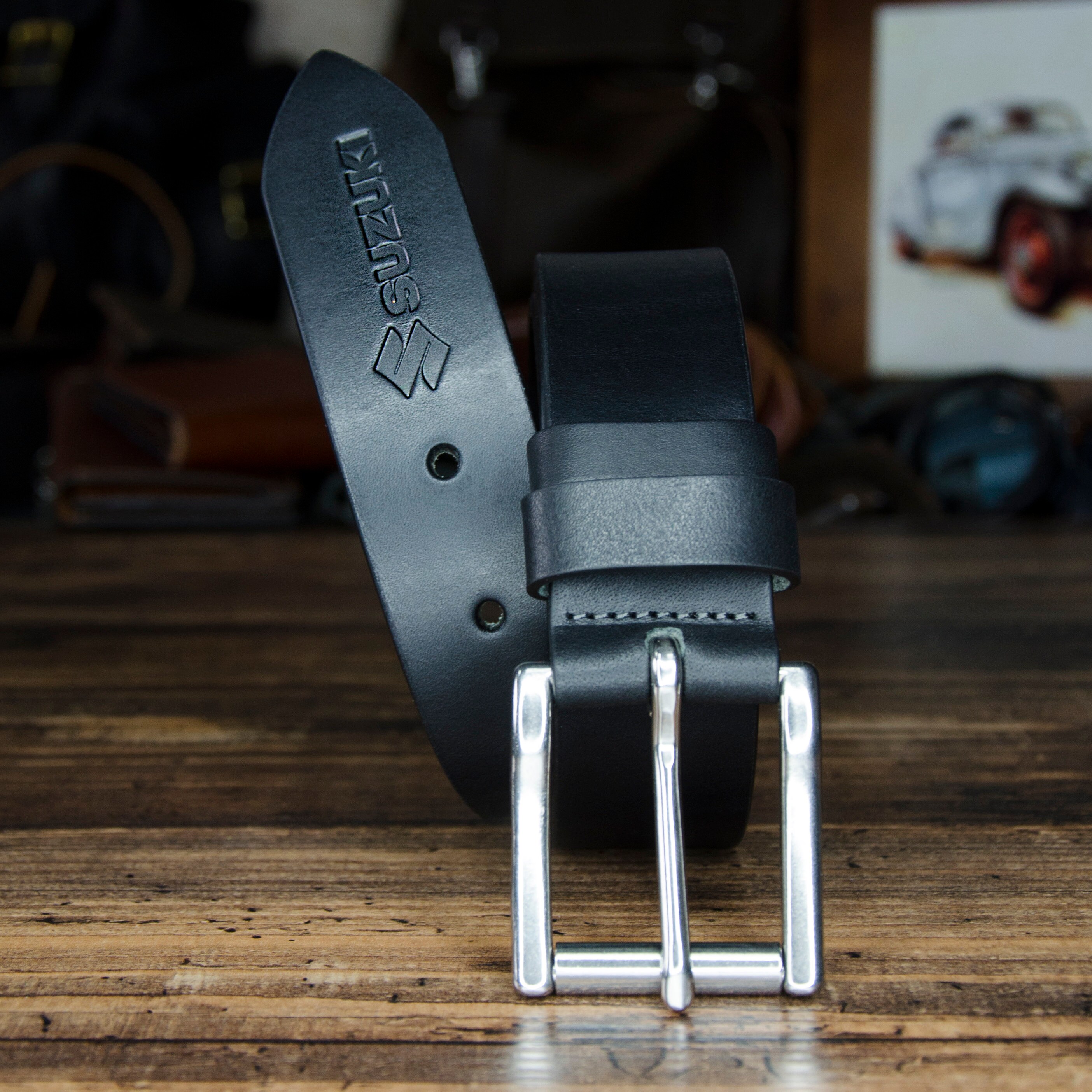 personalized leather belt