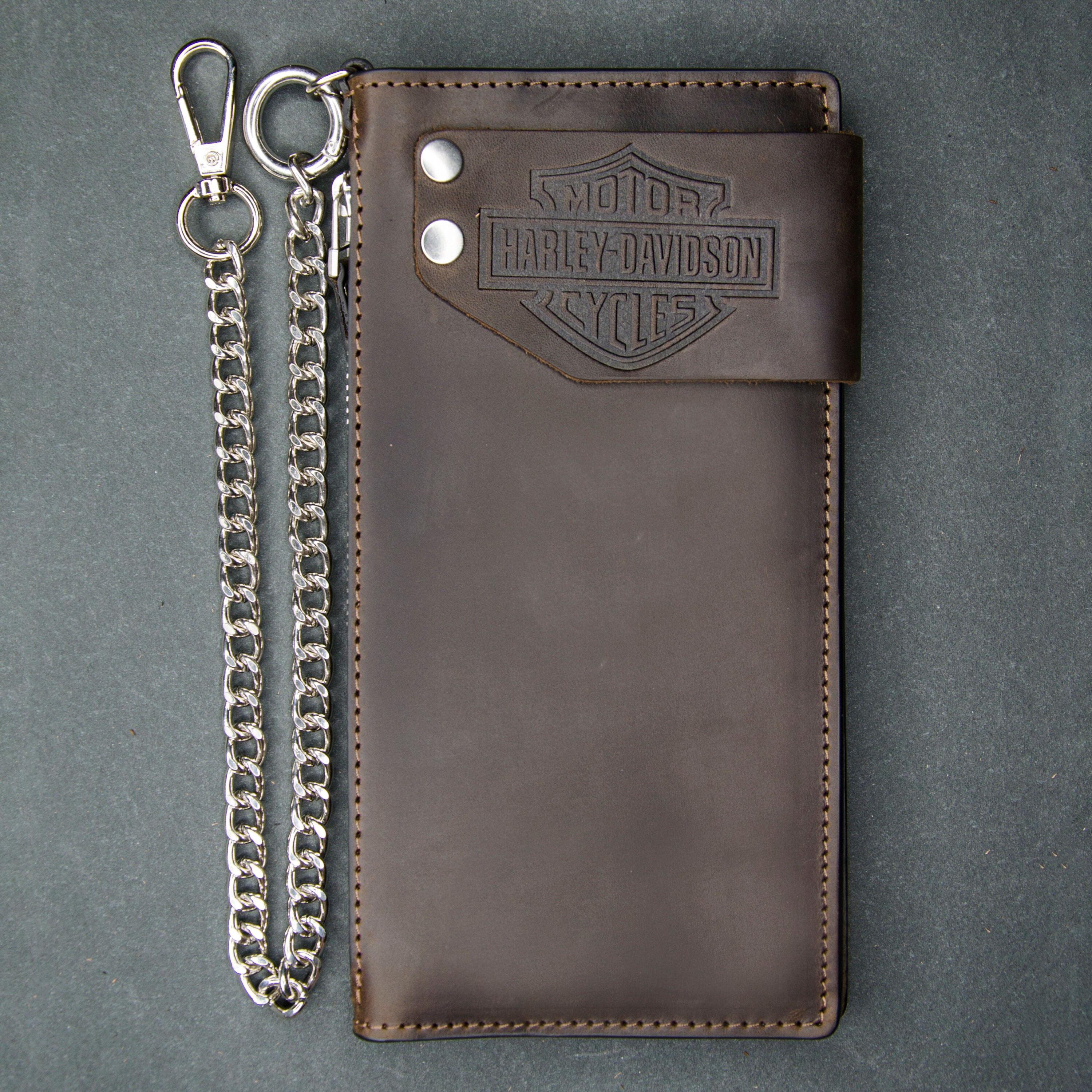 Long Wallet Сhain wallet biker wallet lanyard mens leather Etsy