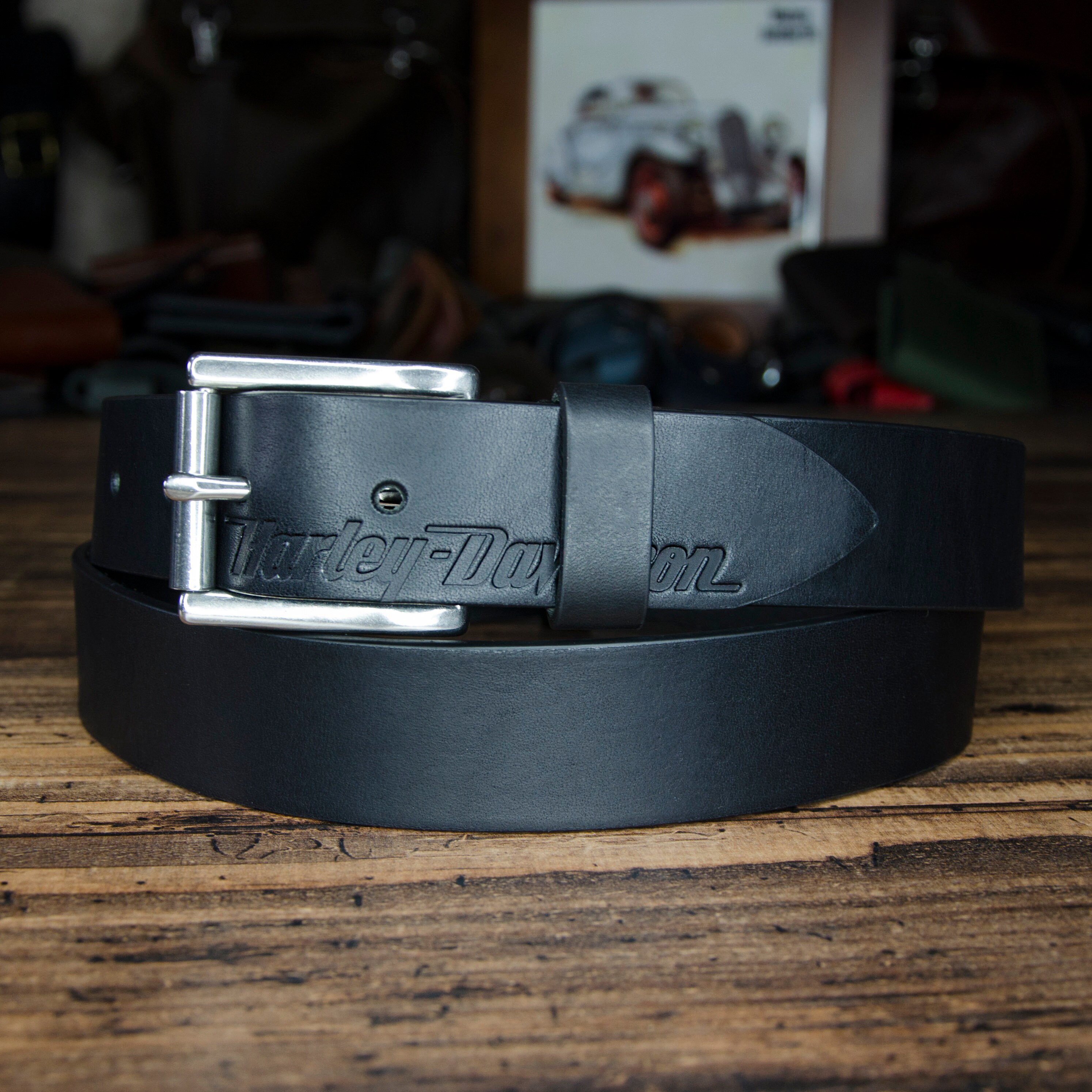 personalized leather belt