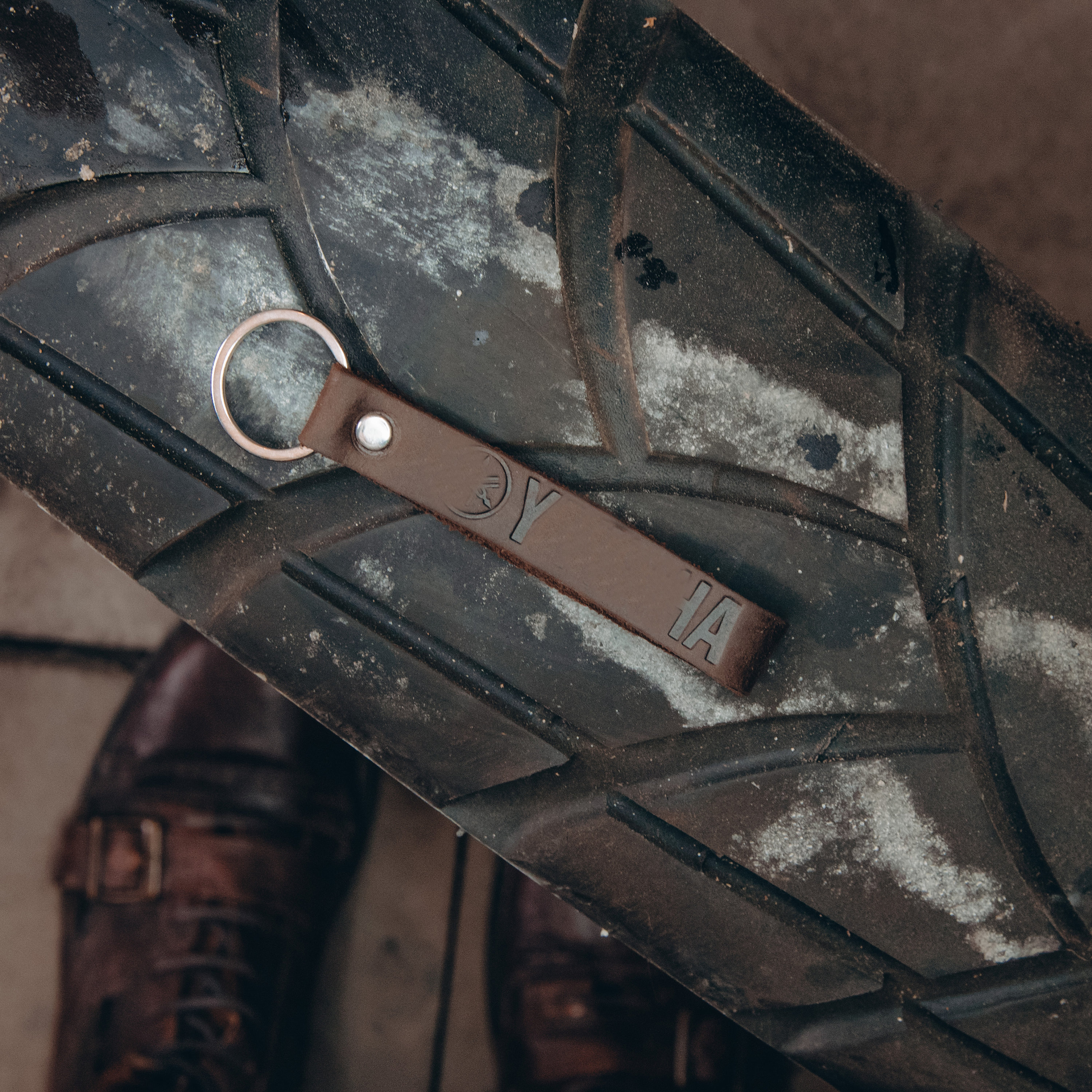 Personalization leather key ring, handmade leather keychain for men, key cover for rider biker, motorcycle keychain, motorcycle gift