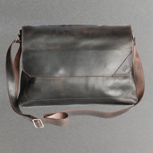 Personalization leather laptop bag, handmade leather Briefcase, crossbody purse, leather satchel bag, shoulder bag for men, anniversary gift image 9
