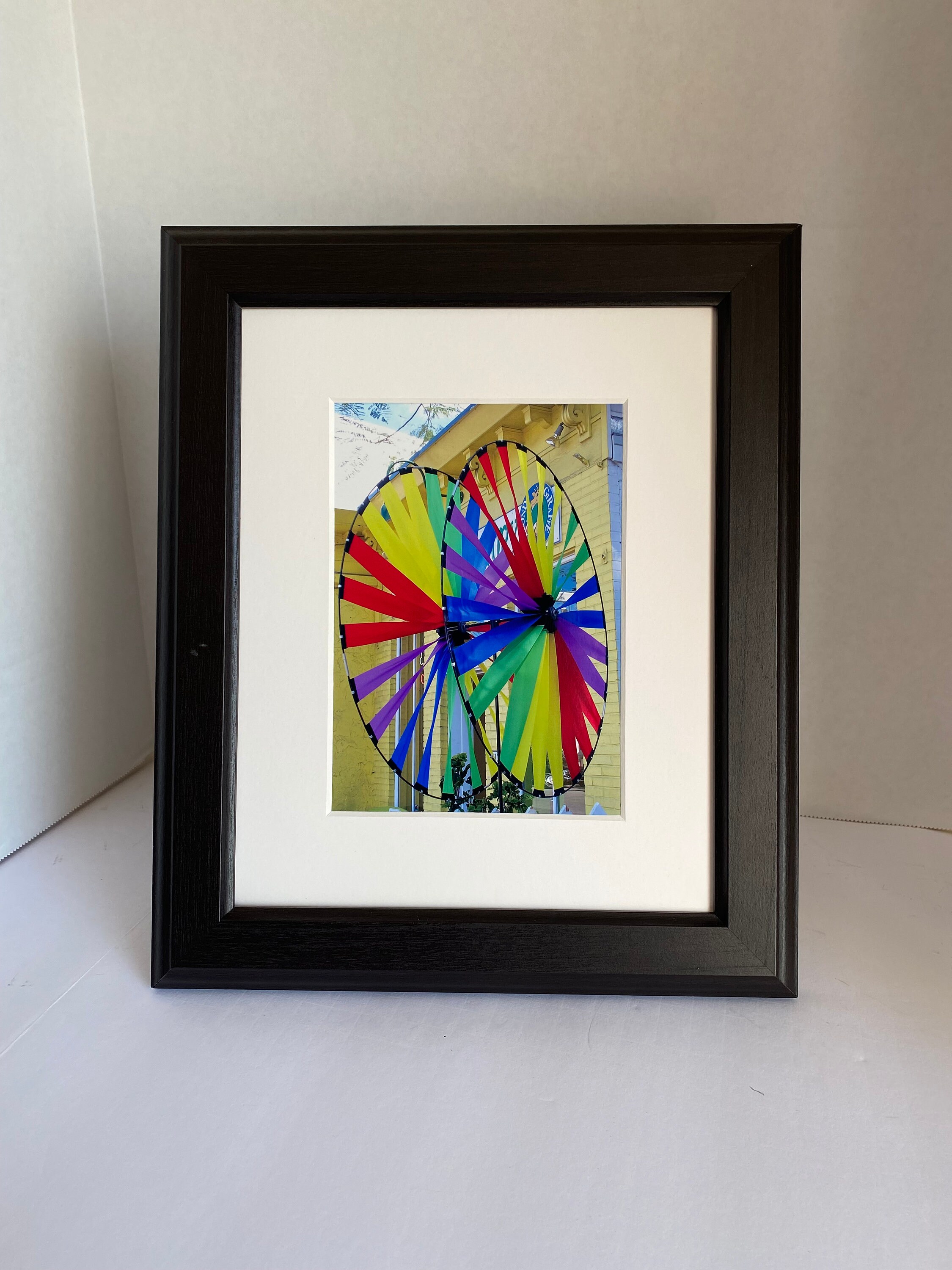 Colorful Wheel Rainbow Decor Framed Colorful Design Vibrant Etsy New