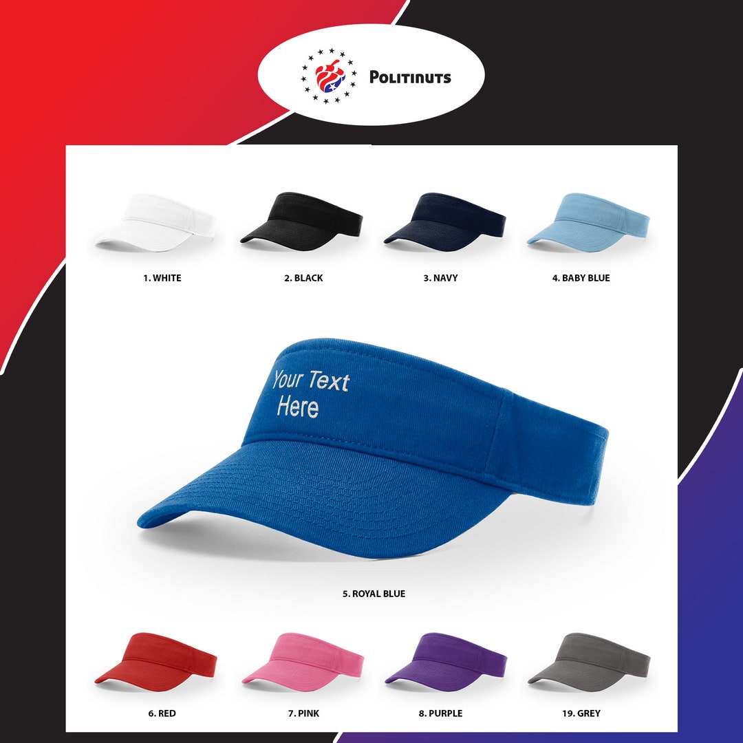Custom Visor, Richardson's Visors, Sport Visor, Personalized Visor
