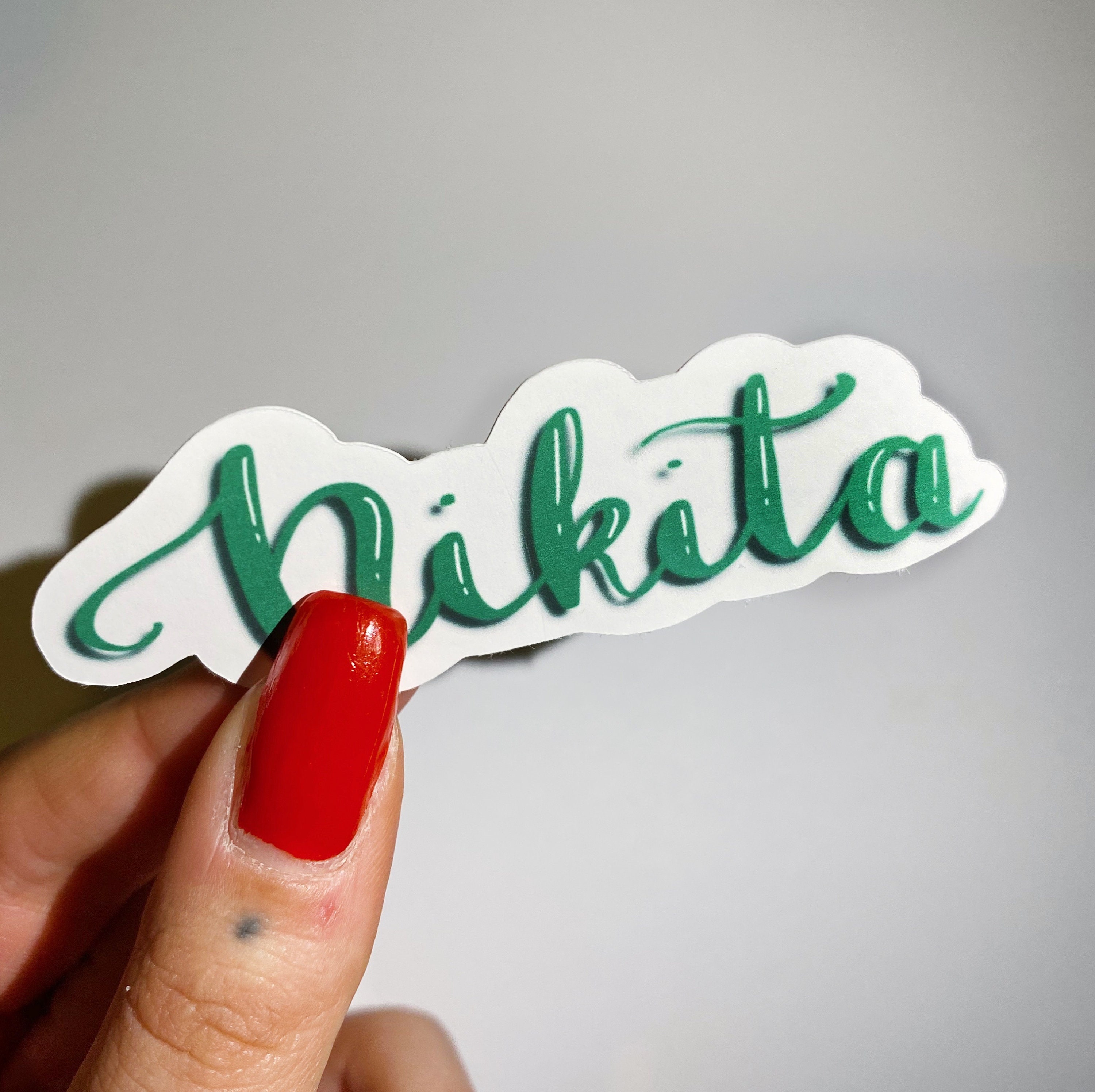 Etiqueta adhesiva de primer nombre para personalizar Etsy