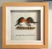 Robins appear, loved ones are near . Pebble art. Thinking of you. Sympathy gift.When a loved one dies memorial. Bereavement gift. 