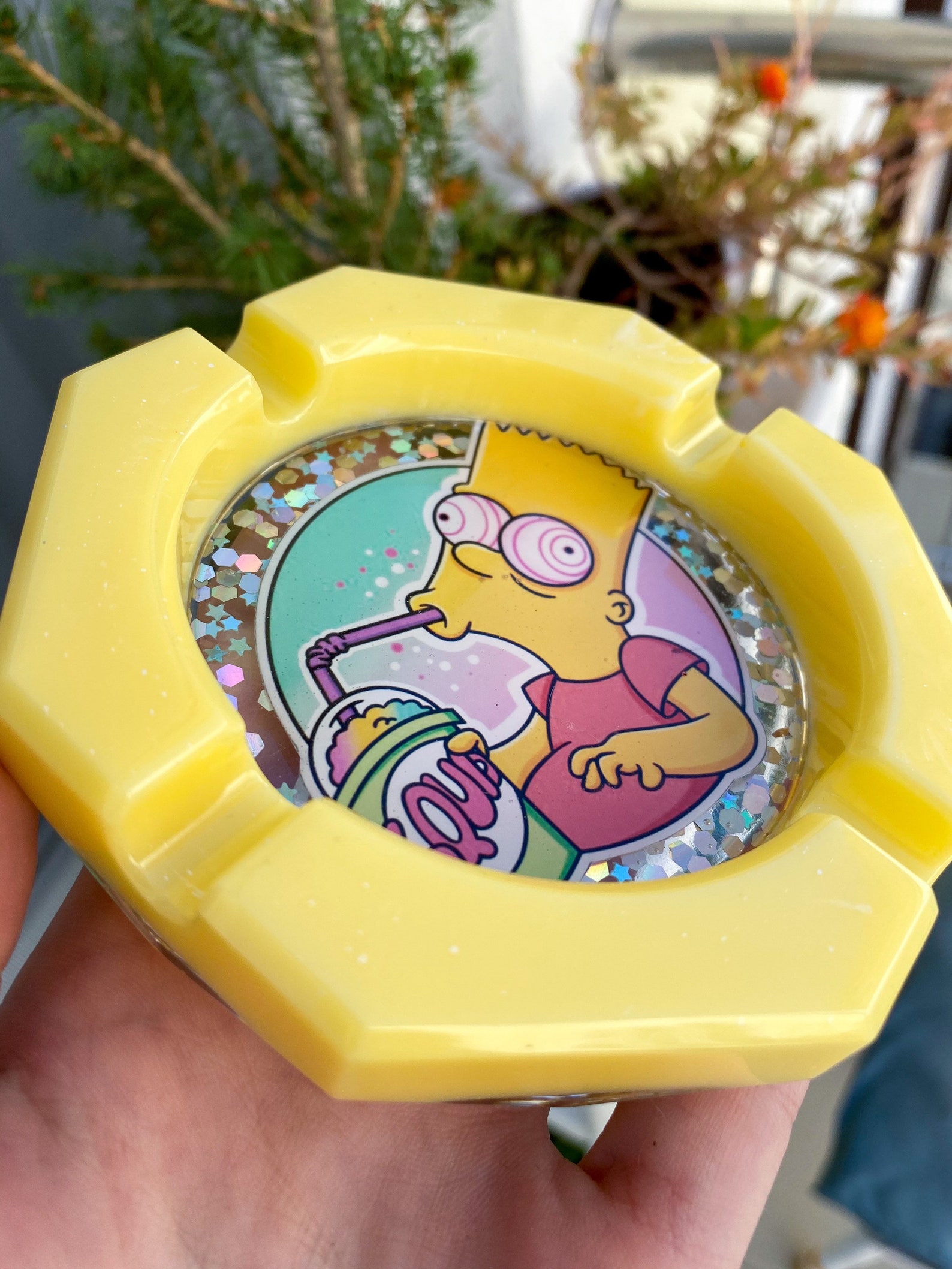 Bart Simpson Ashtray / Trinket Dish Etsy
