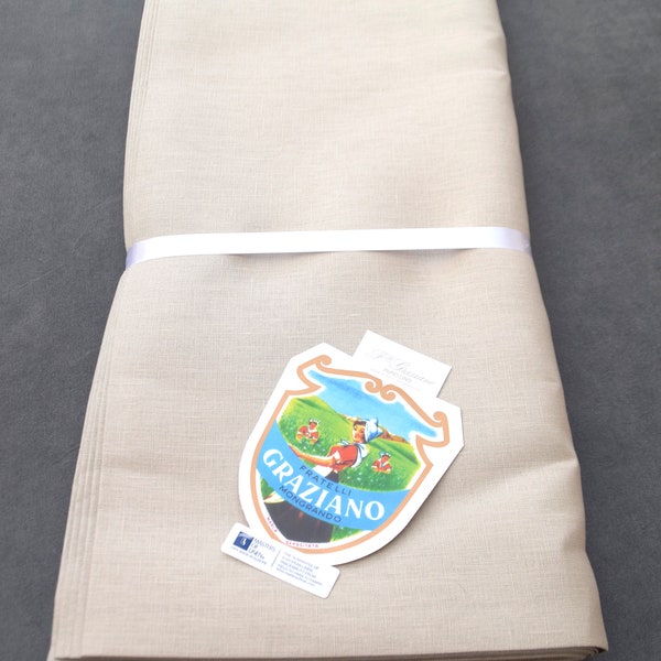 Graziano linen | Lino1515 Greggio | 15 thread
