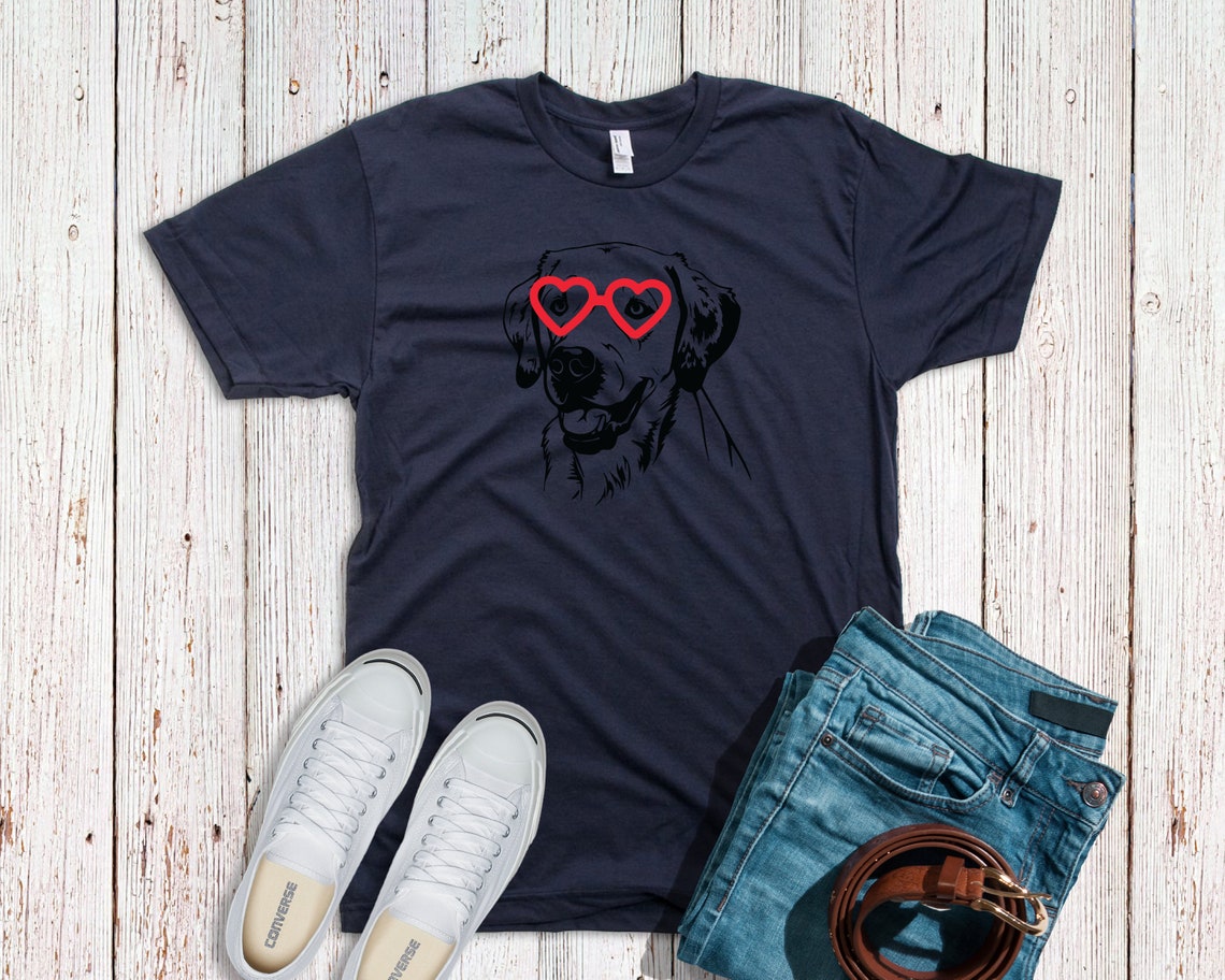 Labrador T-shirt Labrador Lovers Shirt Valentine's Day - Etsy