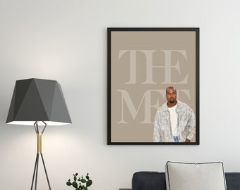 The Met Gala Series - Kanye West | Neutrals | Digital Art | Wall Decor | Wall Print | Home Decor