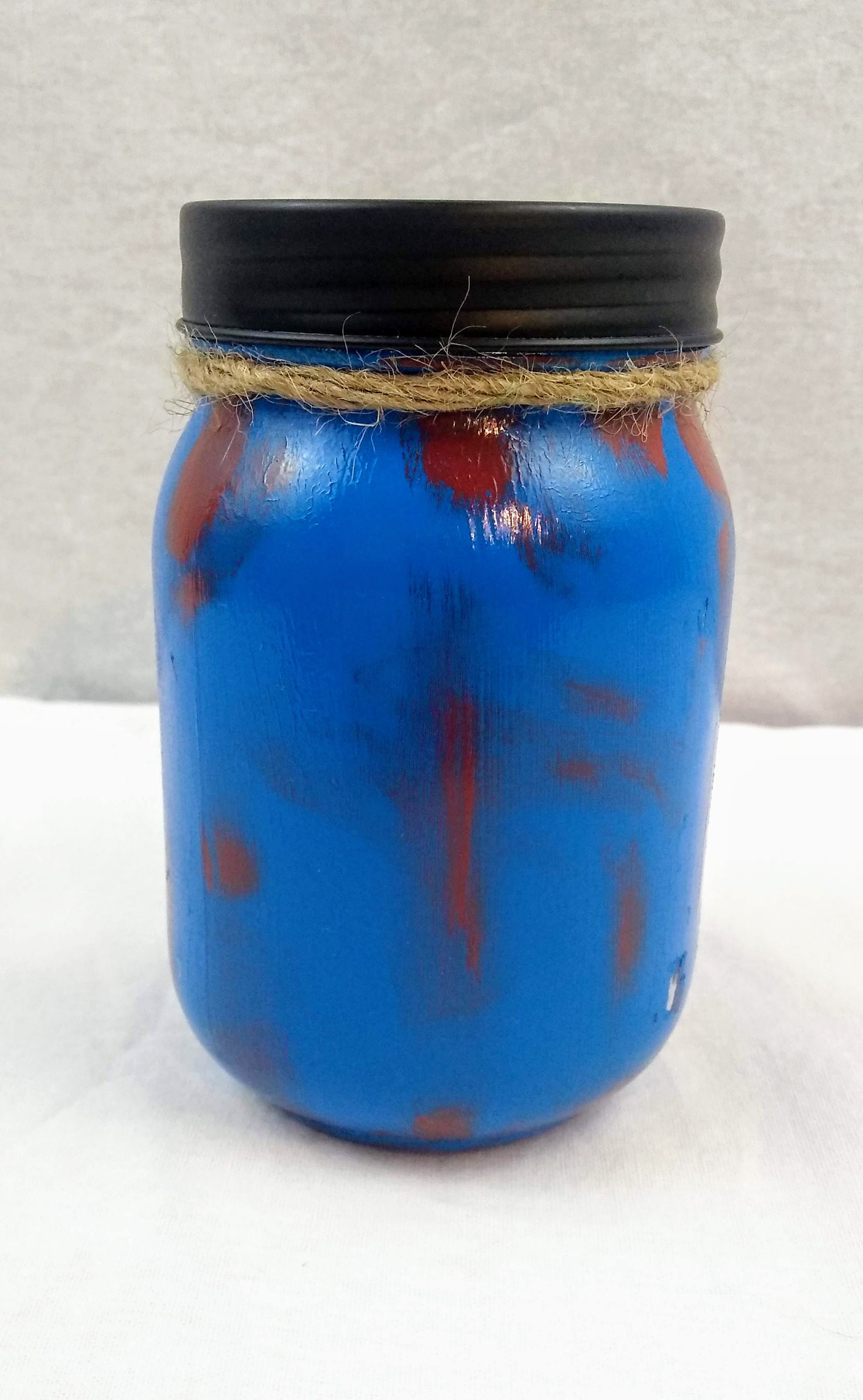 Mason Jar Candle Holders Comes With Two Candles. Great for Etsy