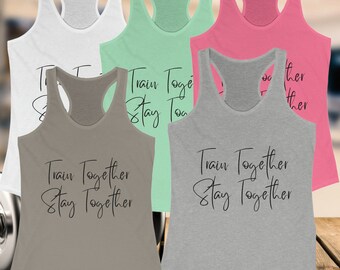 Train Together Stay Together Shirt-Gym Buddies-Crossfit Couple-Workout Partners-Personal Trainer-Gym Rats-Gains-Matching Gym Shirts