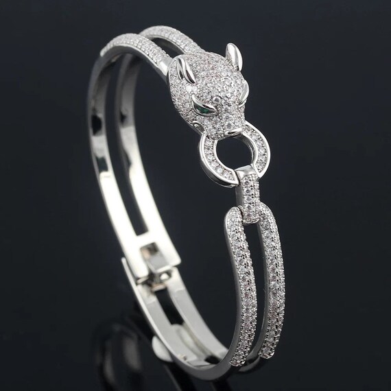 7mm Platinum Jaguar Kada for Men JL PTB 1270