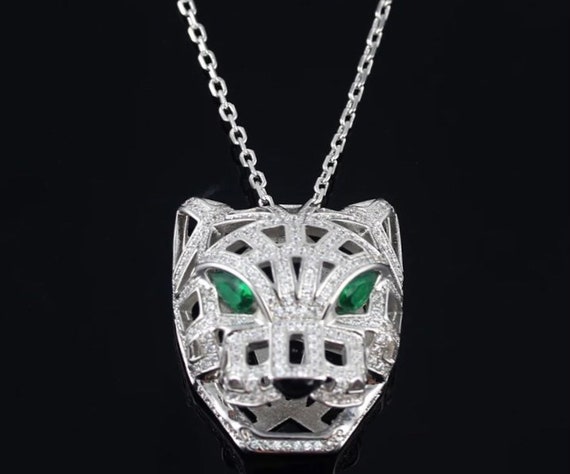 Panther head necklace Clearance