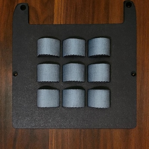 3rd Gen Toyota Tacoma MOLLE Panel | 3D Printed Armrest Organizer Charcoal Black