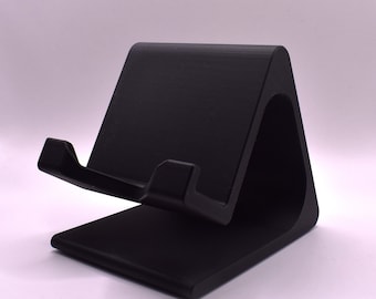 Durable Plastic Phone Stand: Desk Accessories with Charger Cutout