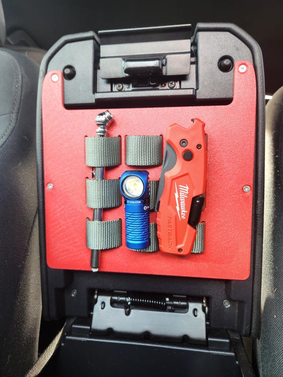 3rd Gen Toyota Tacoma MOLLE Panel | 3D Printed Armrest Organizer