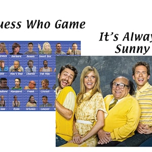 Guess Who? It's Always Sunny PRINTABLE