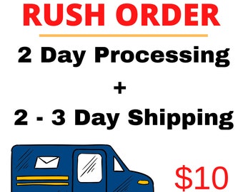 RUSH ORDER - Add to Any Listing
