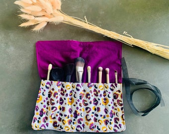 Pochette à pinceaux à maquillage