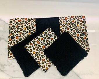 Pochette pour lingettes lavables, Pochette pour lingettes démaquillantes