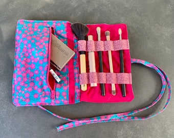 Pochette à maquillage, Pochette à pinceaux, Étui à pinceaux