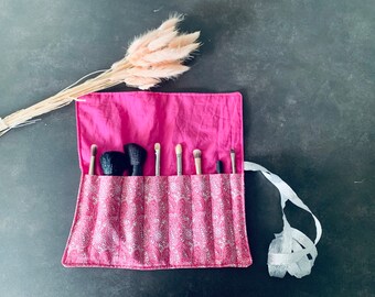 Pochette à pinceaux à maquillage