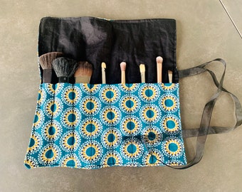 Pochette à pinceaux à maquillage