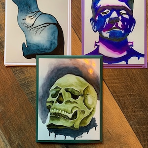 Spooky  notecard set