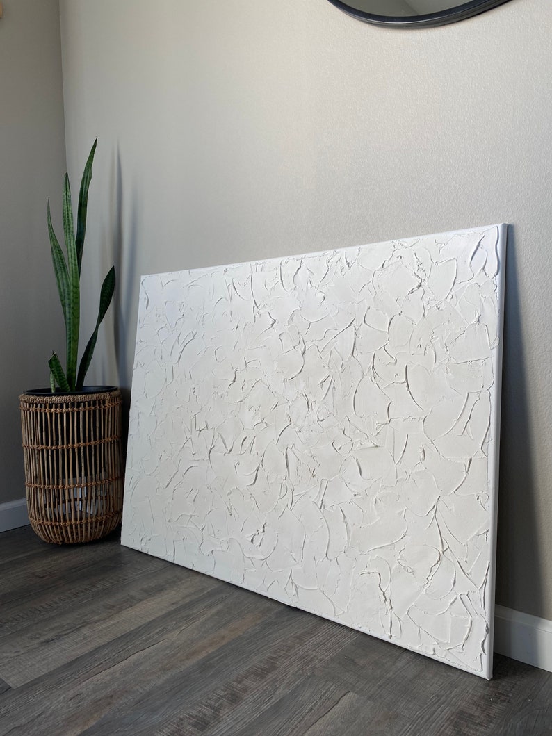 Custom Abstract Spackle Art on Canvas Larger Sizes | Etsy