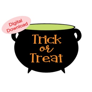 Hexenkessel SVG | Süßes oder Saures SVG | Halloween SVG | Hexengebräu