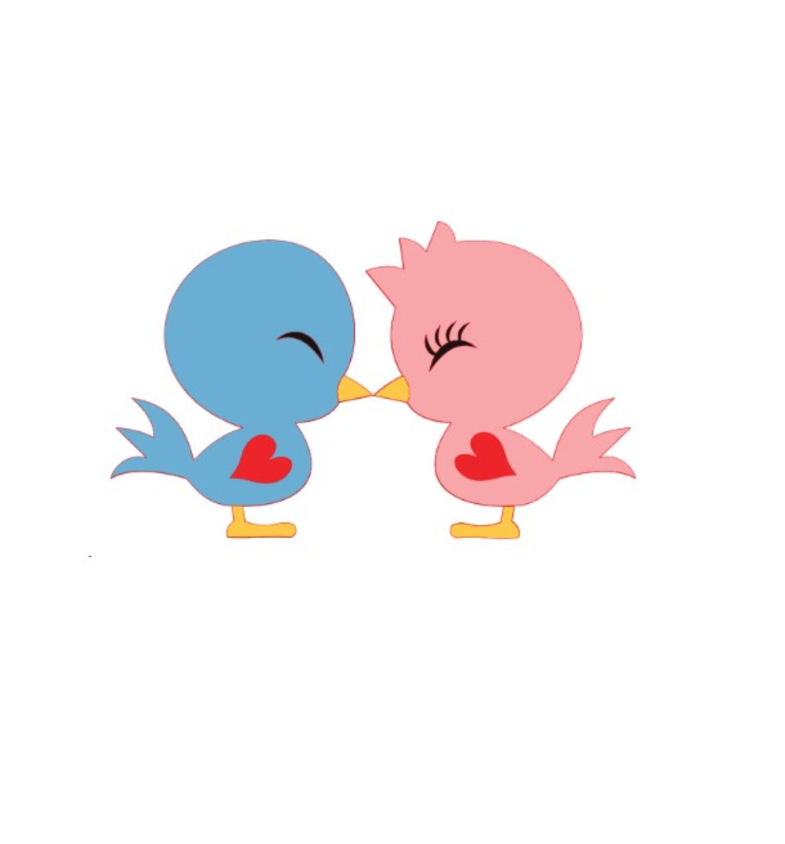 Love Birds SVG Valentine Valentine's Day Cute SVG - Etsy