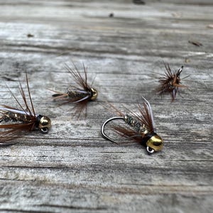 3 TUNGSTEN Prince nymph sz (16)
