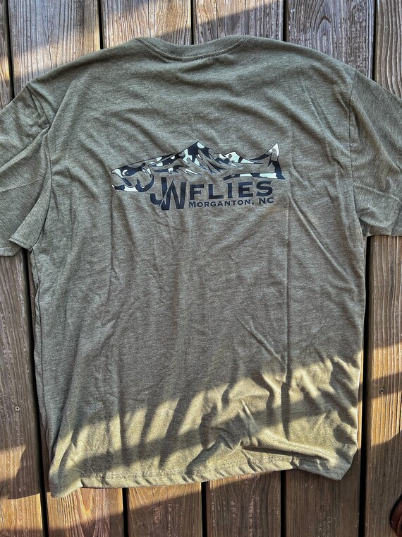 1 JW Flies Camo Logo T-shirt next Level 