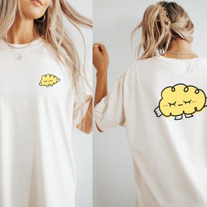 Cute T-Shirt, Kawaii Doodle Graphic Tee, Cheerful Aesthetic Shirt, Gift for Cute Art Lovers