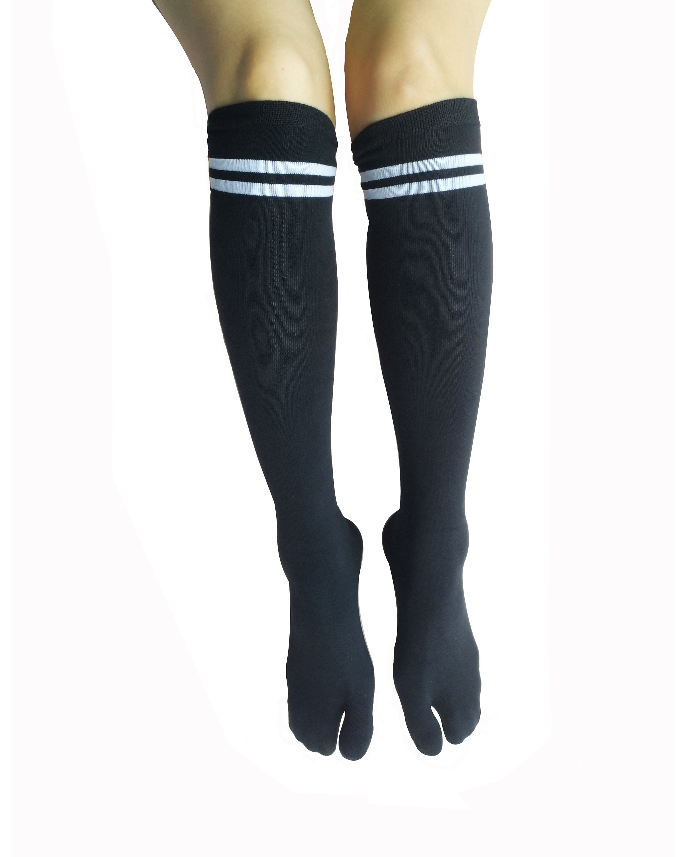 Knee High Tabi Socks Japanese Style Unisex Split-toe Tabi - Etsy