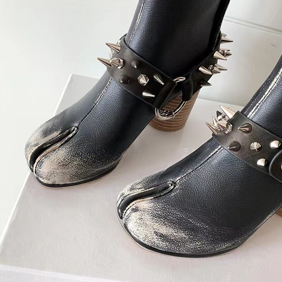 tabi airbag heel ankle boots