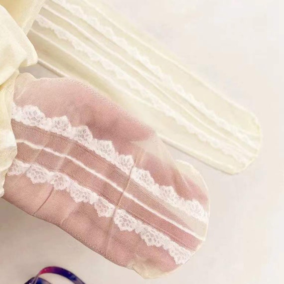 Pantyhose Lace Tight Stripe Pantyhouse 
