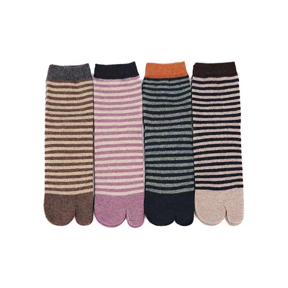 Buy Japanese Style Split-toe Tabi Socks, Unisex Wool Tabi Socks