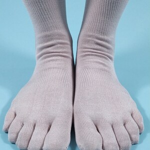Silk Five Toe Socks 